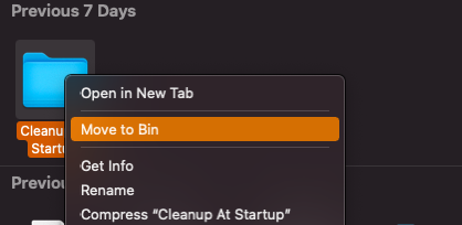 Move to Trash
