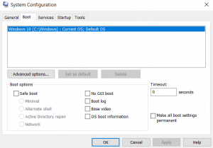 boot to fix windows 10 update error