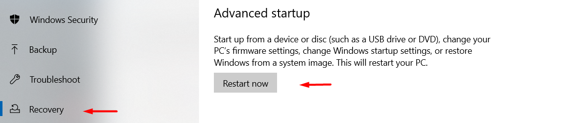 Troubleshoot windows 10