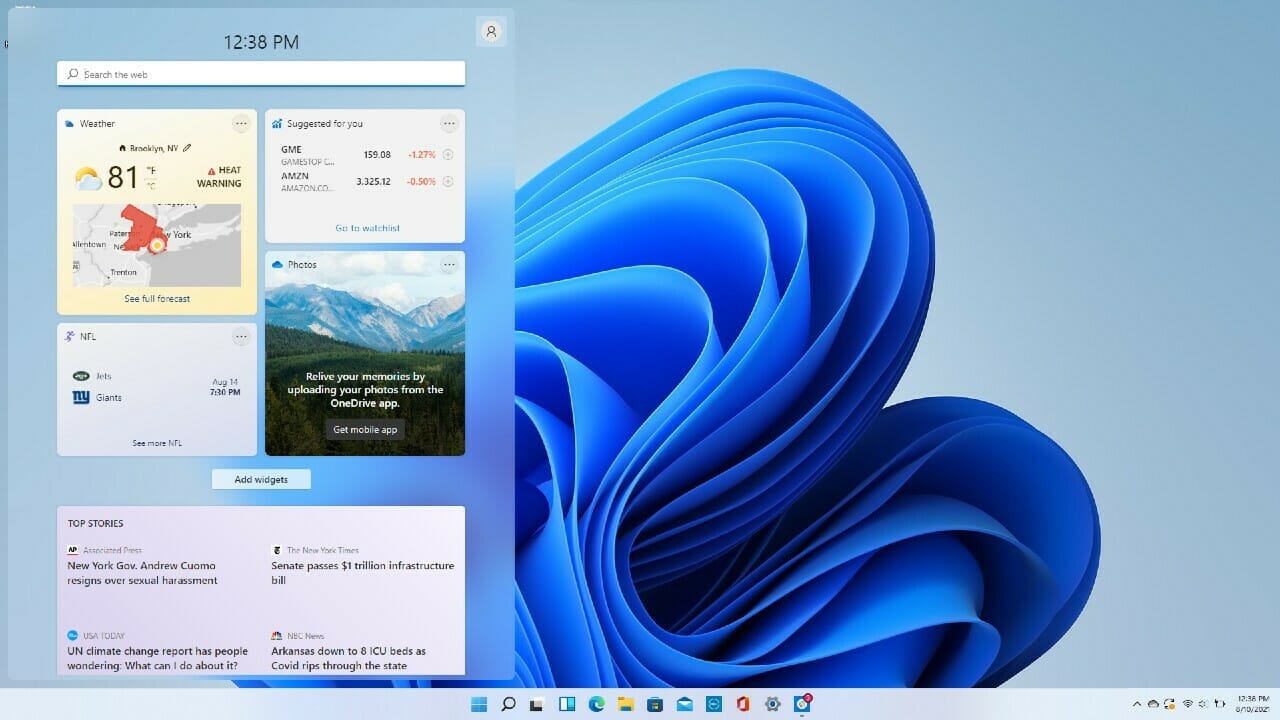  widgets in windows 11