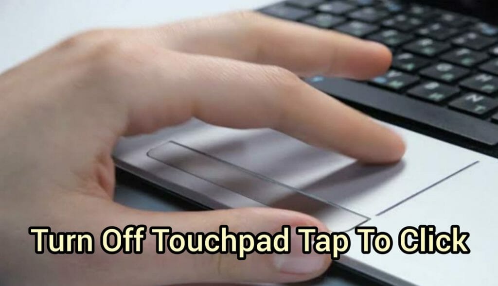 turn off touchpad click windows 10